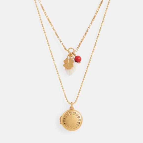 Madewell Jewelry - Madewell Engraved Locket Necklace
